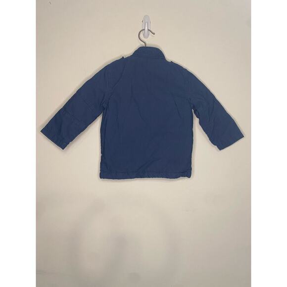 Oshkosh Boys Blue Winter Coat Canvas Size 2T Kids Jacket Chore Coat - Picture 6 of 12